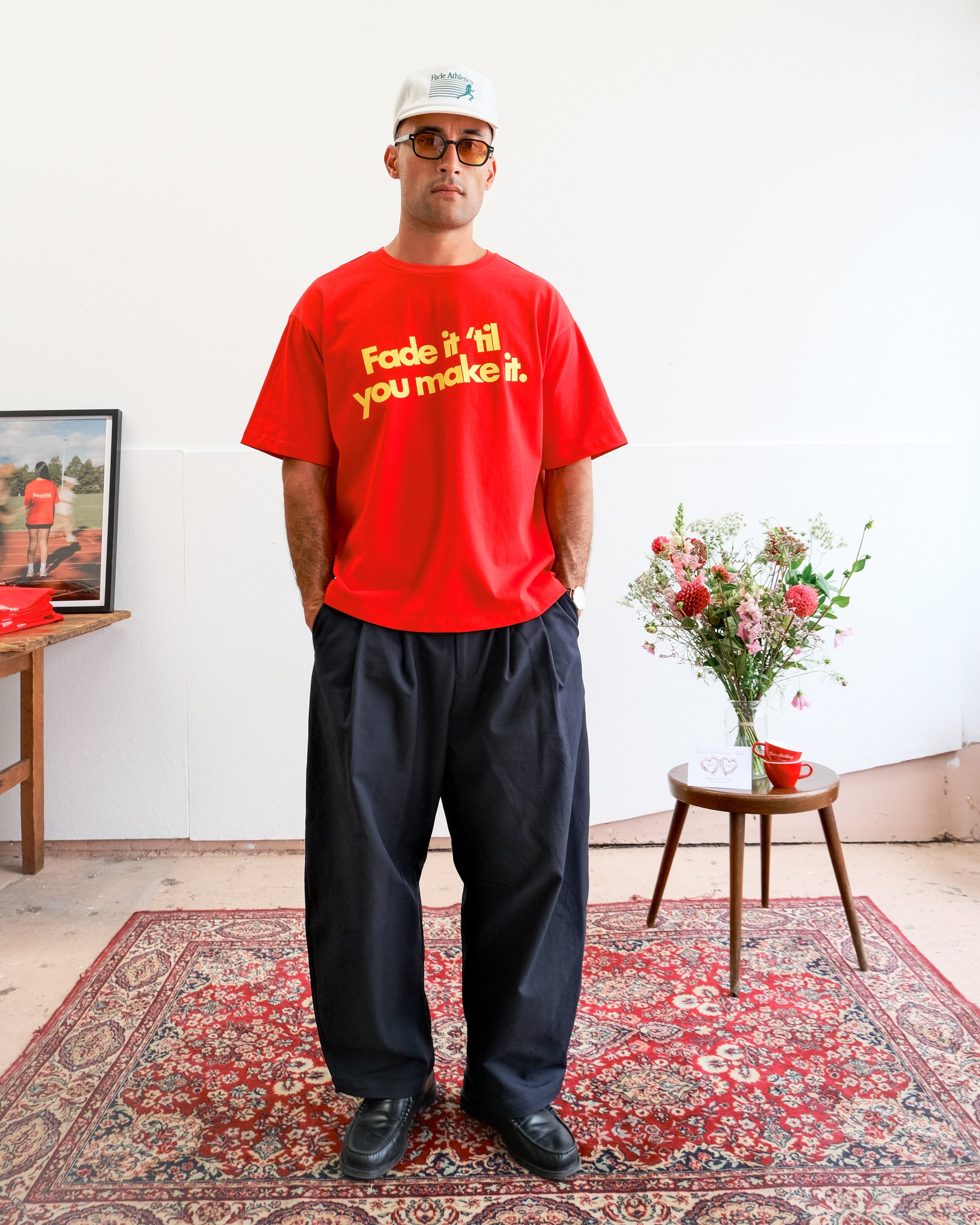 Fade it 'til you make it Tee - Red | Fade Clothing