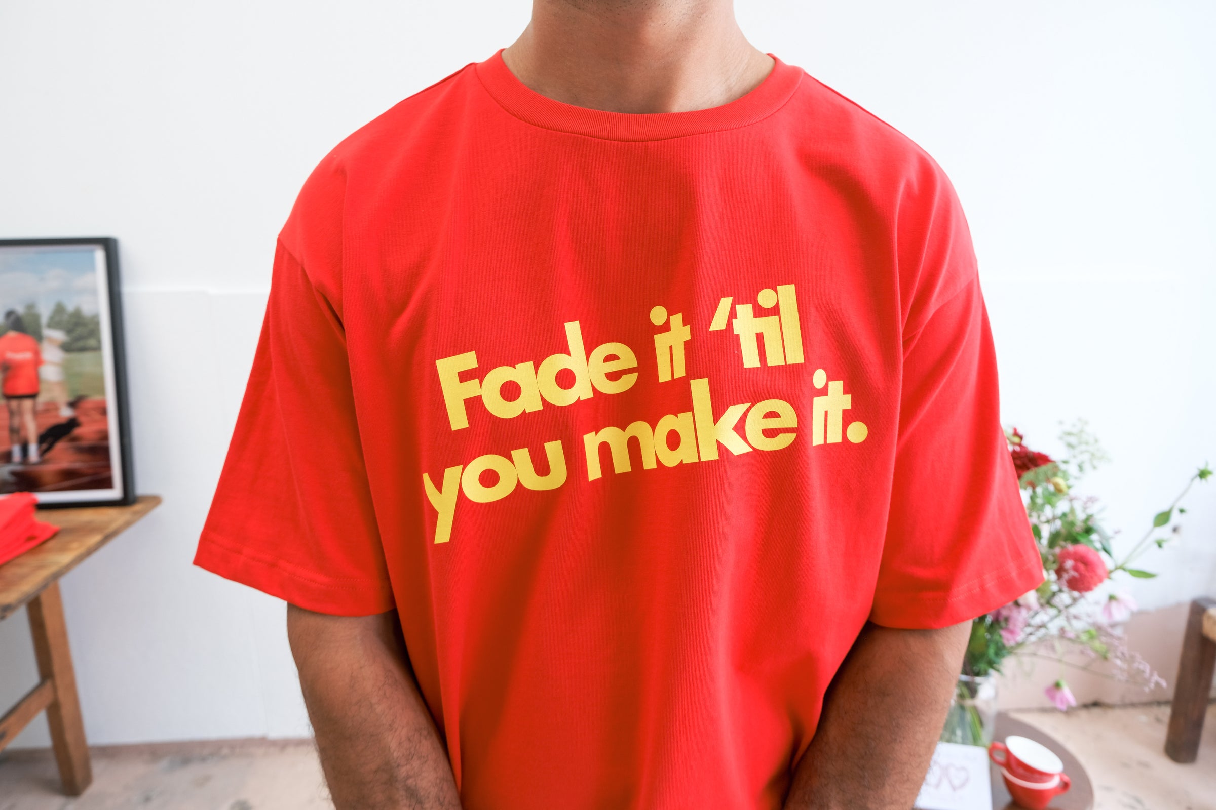 Fade it 'til you make it Tee - Red | Fade Clothing
